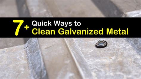 how to clean galvanized sheet metal|etching galvanized metal with vinegar.